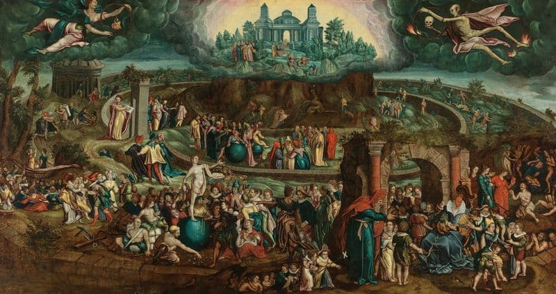 The Table of Cebes as a canvas print