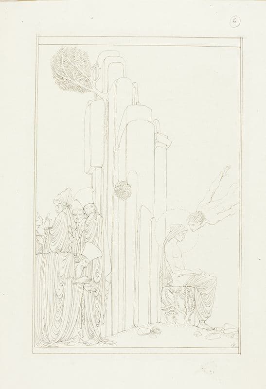 The Teacher of Wisdom (c. 1890–1900) as a canvas print