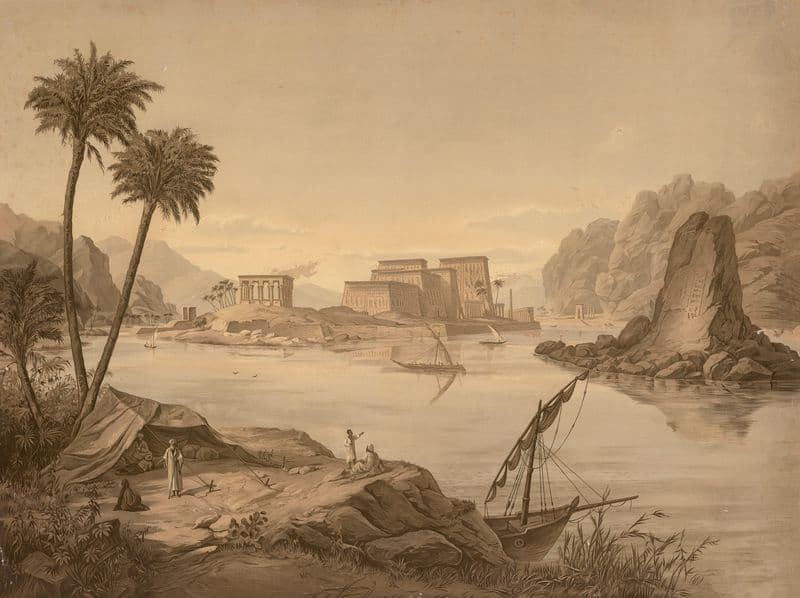 The Temple of Isis on Philae as a canvas print
