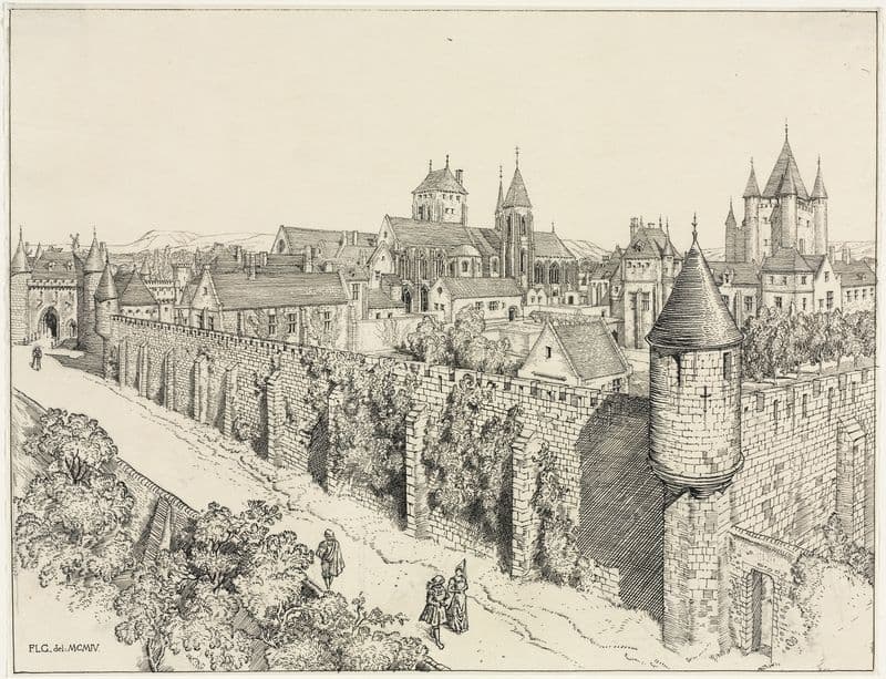 The Temple, Paris as a canvas print
