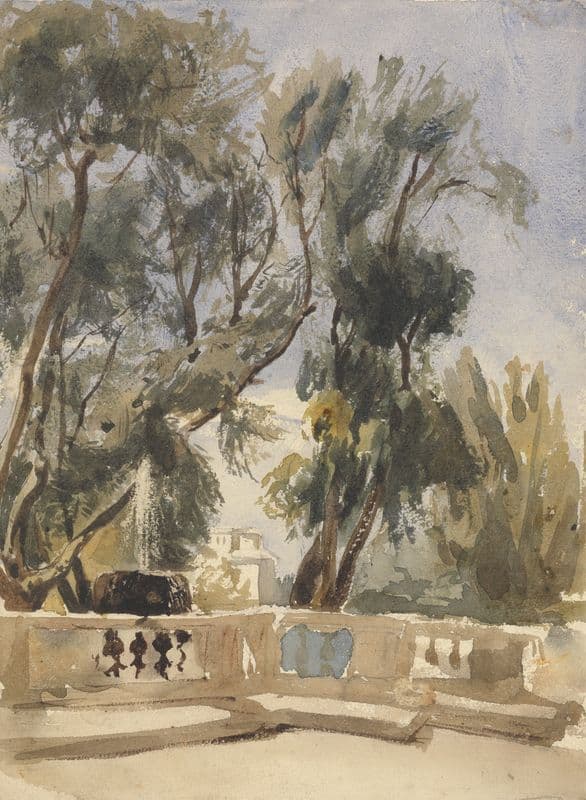 The Terrace as a canvas print