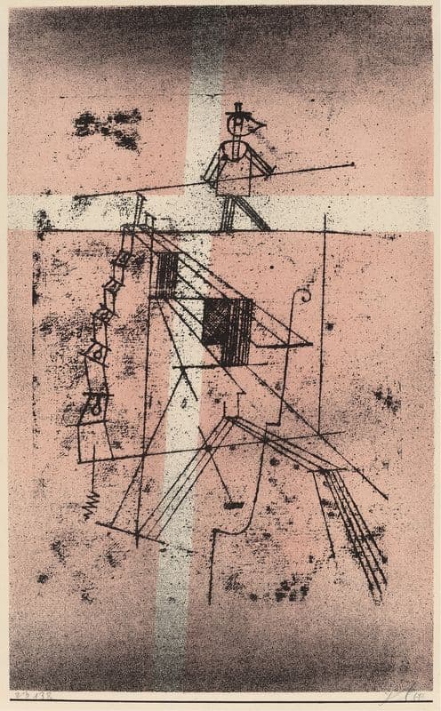 The Tight Rope Walker (Seiltänzer) as a canvas print