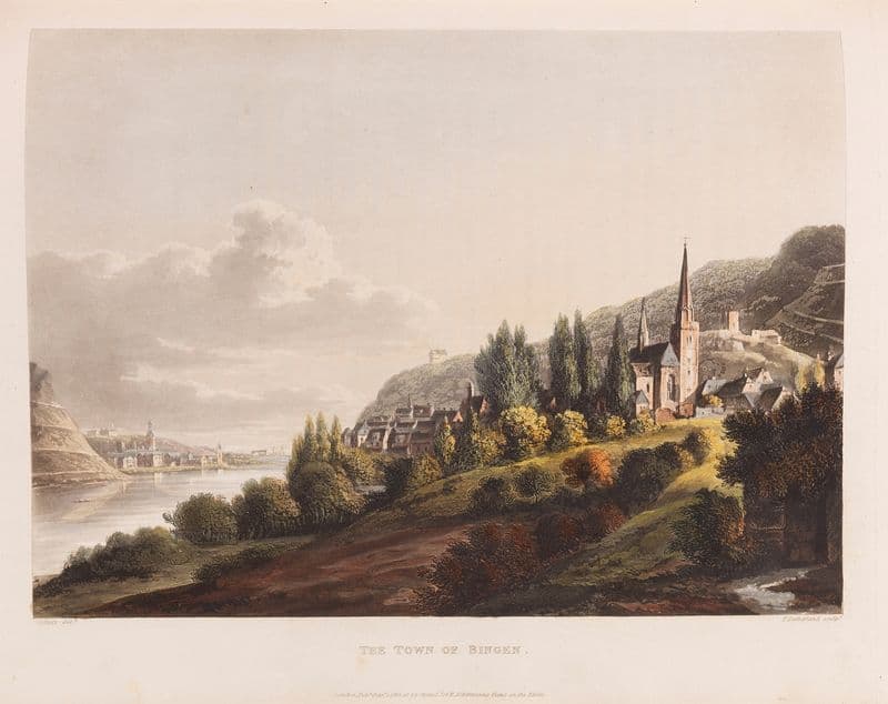 The Town of Beingen as a canvas print