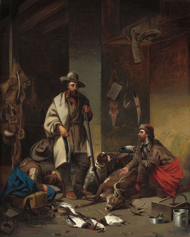 The Trapper’s Cabin as a canvas print