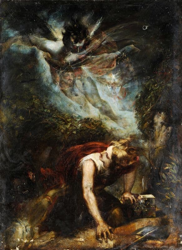 The Treasure-seeker as a canvas print