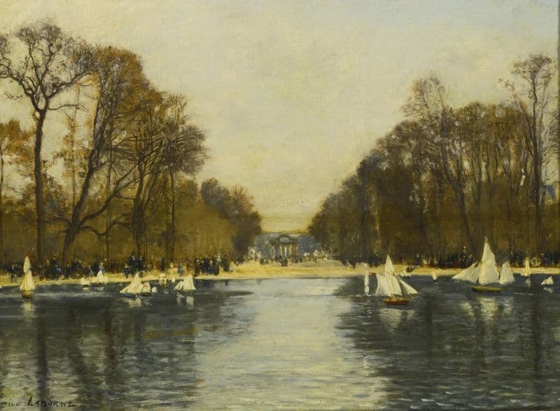 The Tuileries Gardens, Paris as a canvas print
