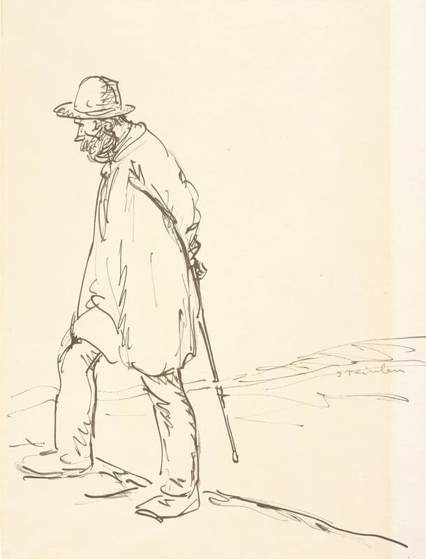 The Vagabond (19th–20th century) as a canvas print