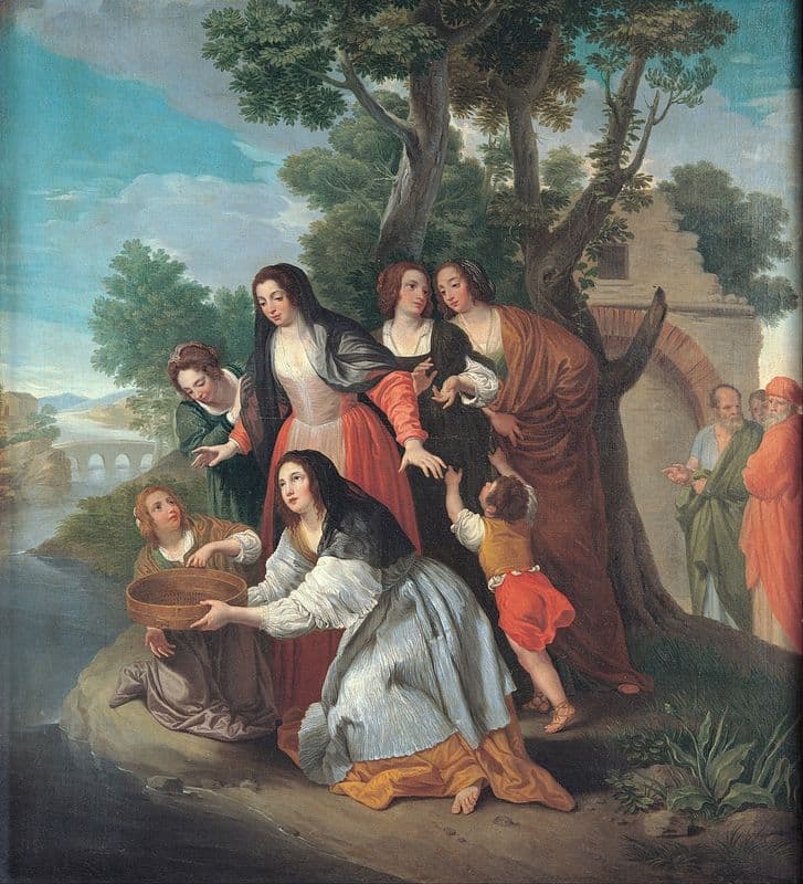 The Vestal Tuccia as a canvas print