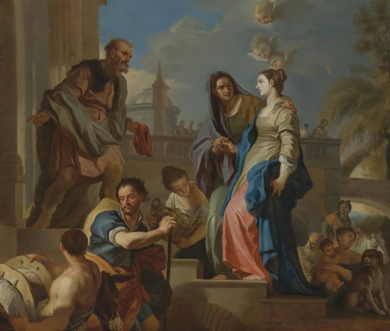 The Visitation as a canvas print