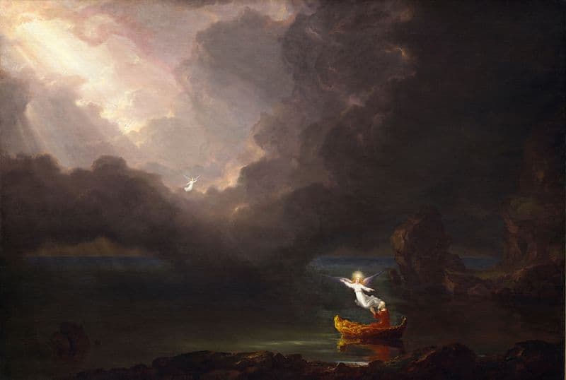 The Voyage of Life – Old Age as a canvas print