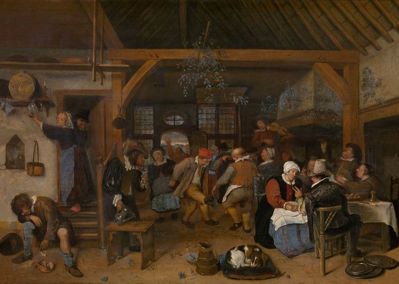 The Wedding Feast as a canvas print