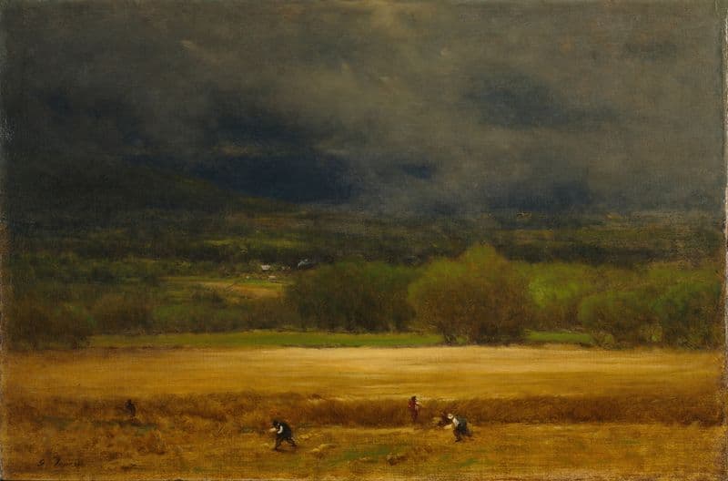The Wheat Field (c. 1875–77) as a canvas print