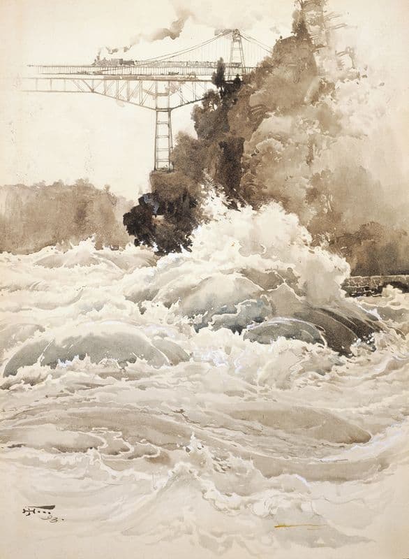 The Whirlpool Rapids as a canvas print