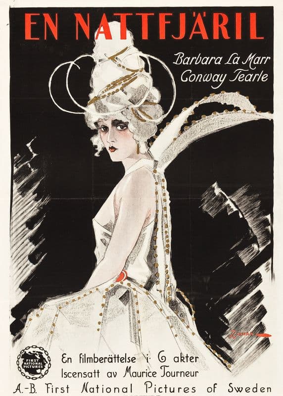 The White Moth as a canvas print