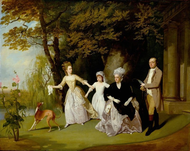 The Wilkinson Family (between 1776 and 1778) as a canvas print