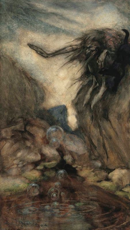 The Witch’s Pool as a canvas print