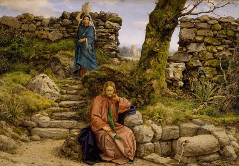The Woman Of Samaria as a canvas print