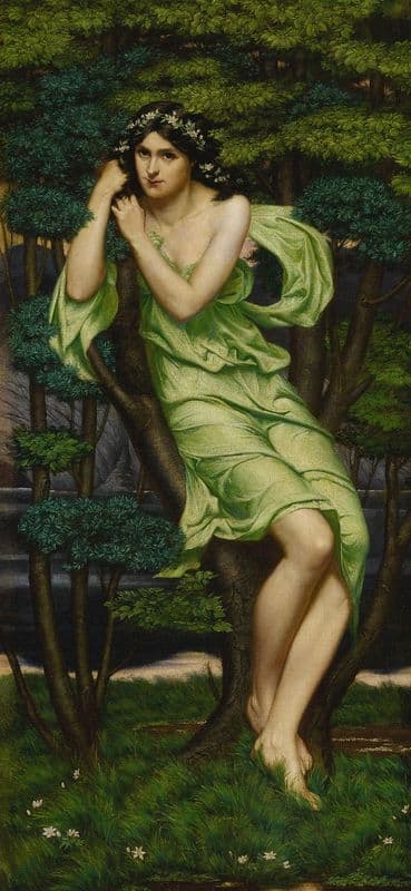 The Wood Nymph as a canvas print