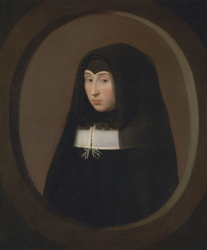The Young Widow (ca. 1665) as a canvas print