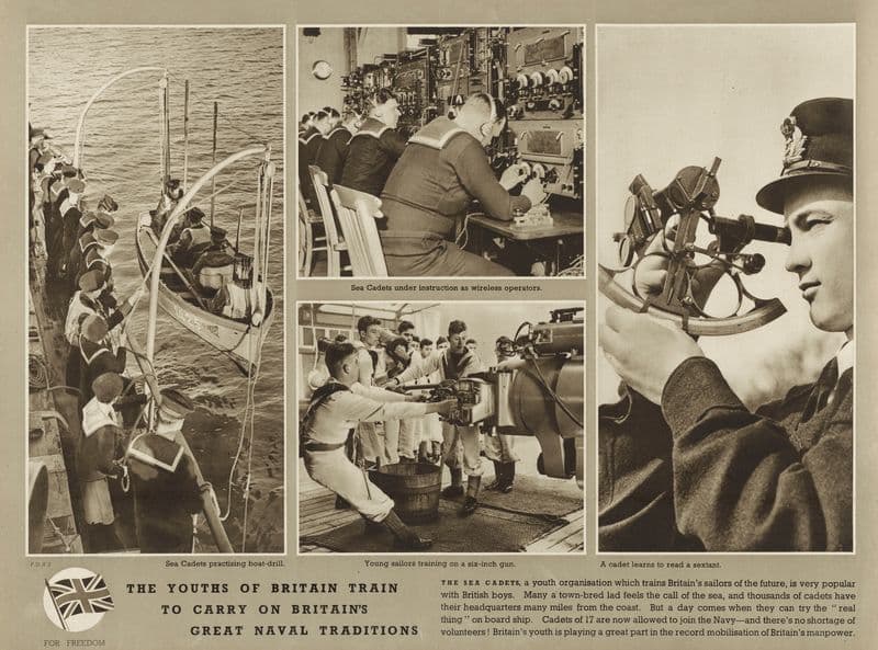 The Youths of Britain Train to Carry on Britain’s Great Naval Traditions as a canvas print