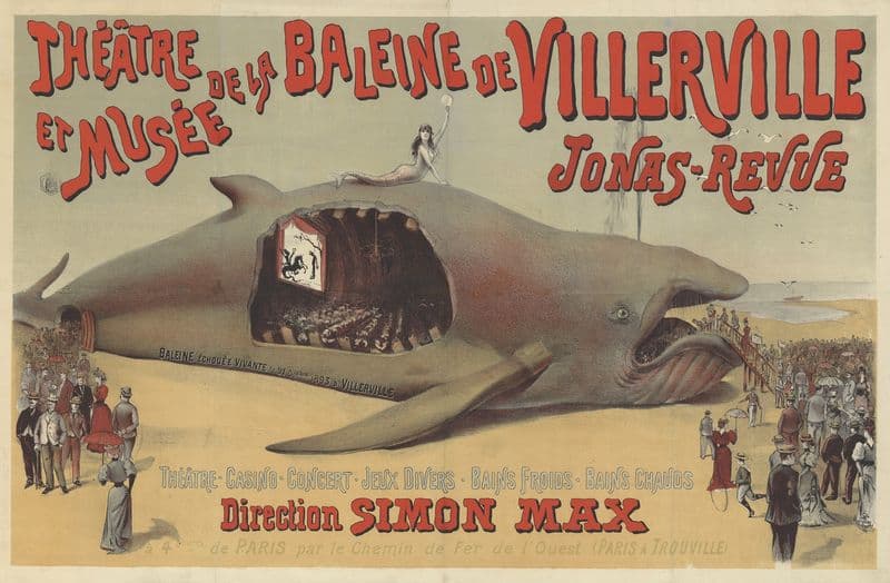 Théatre et musée de la baleine de Villerville – Jonas-Revue as a canvas print