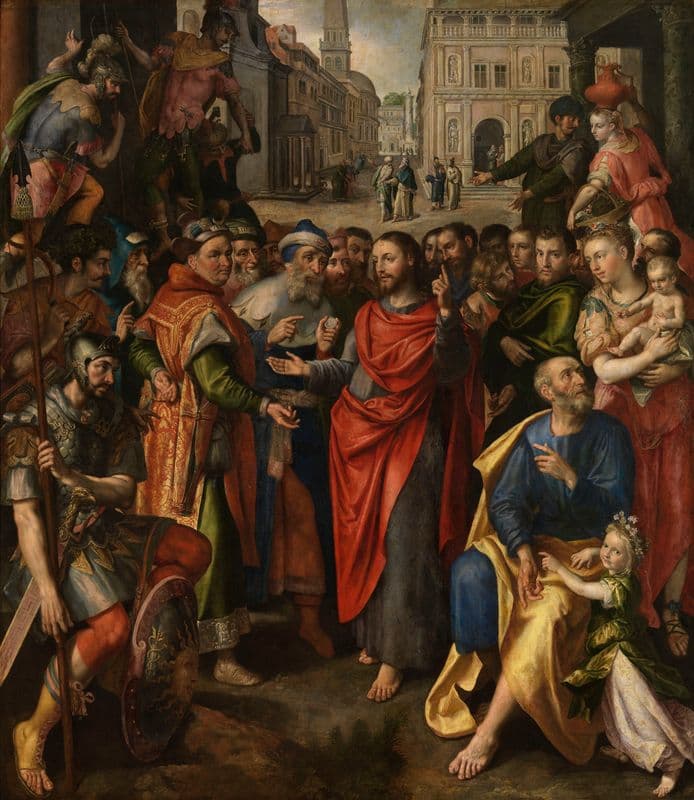 Then give to Caesar what is Caesar’s as a canvas print