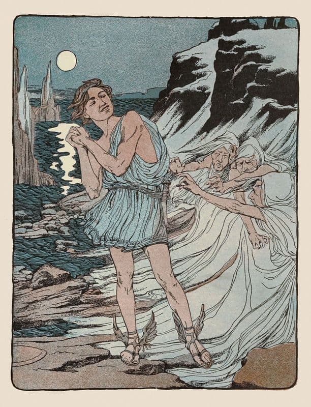 Then they wept, and chattered and scolded; but in vain as a canvas print