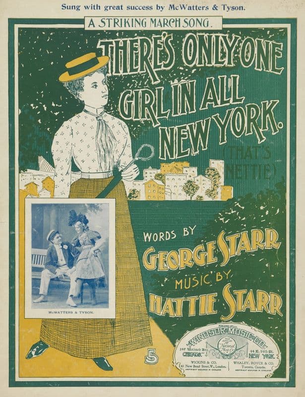 There’s only one girl in all New York as a canvas print