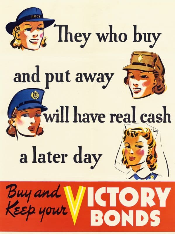They Who Buy and Put Away Will Have Real Cash a Later Day as a canvas print