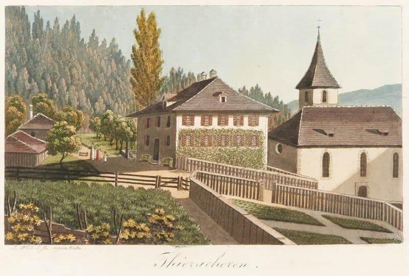 Thierachern as a canvas print