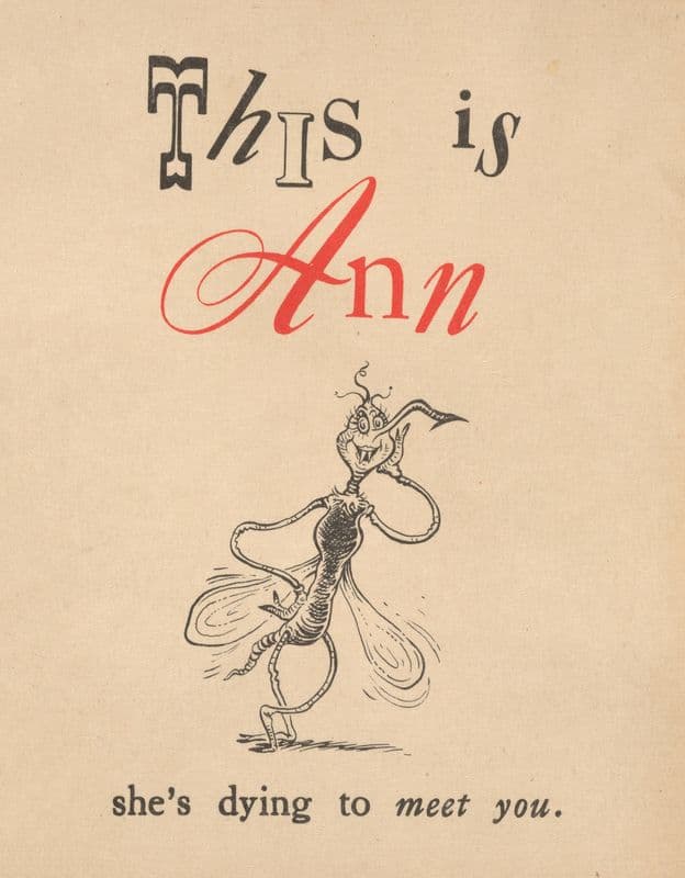 This is Ann; she’s dying to meet you Pl.01 as a canvas print