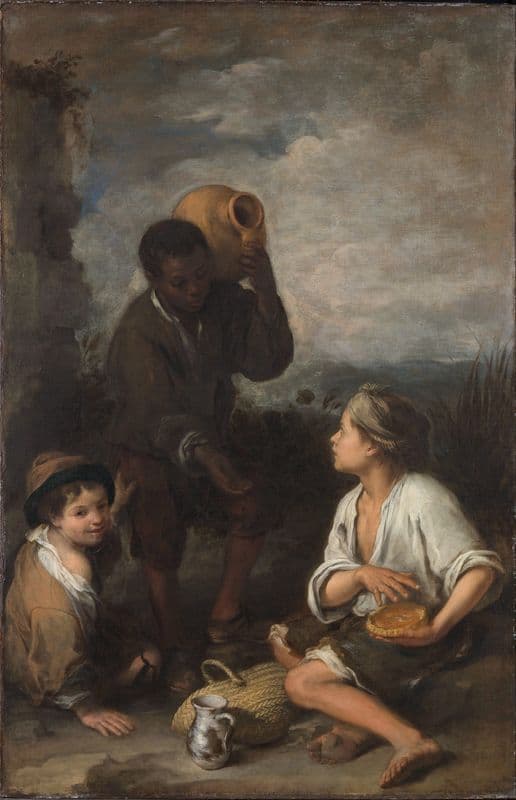 Three Boys as a canvas print