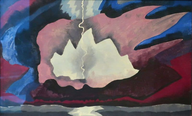 Thunder Shower as a canvas print