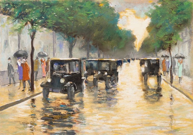 Tiergartenstrasse, Berlin (circa 1925) as a canvas print