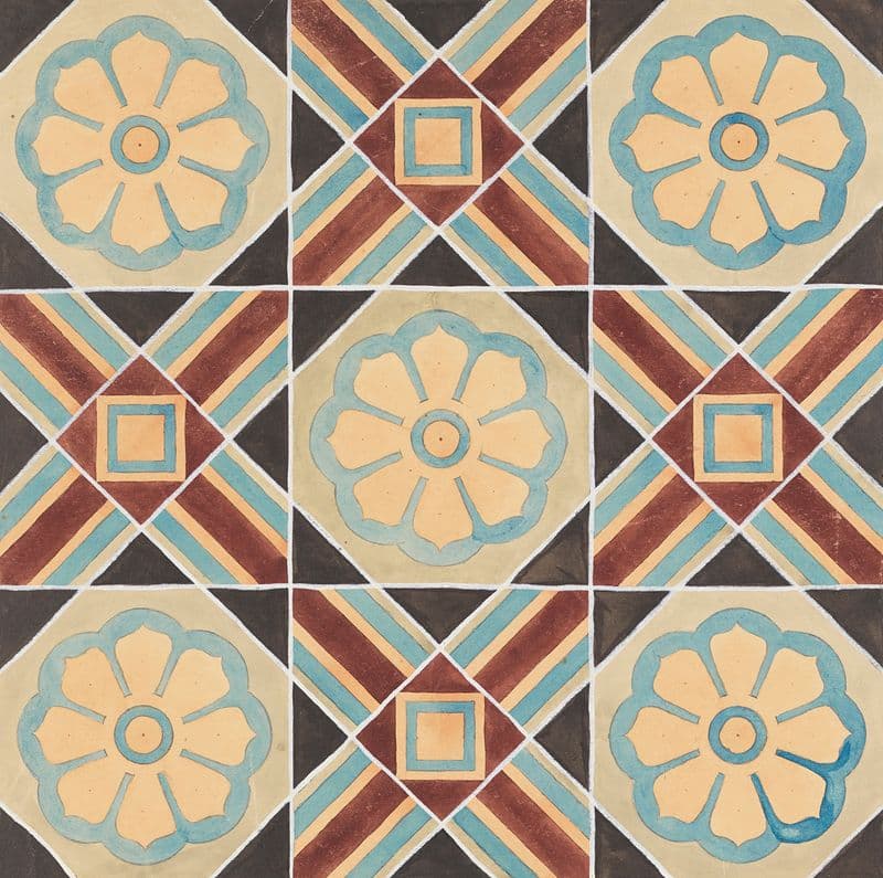 Tile Design (1880–99) as a canvas print