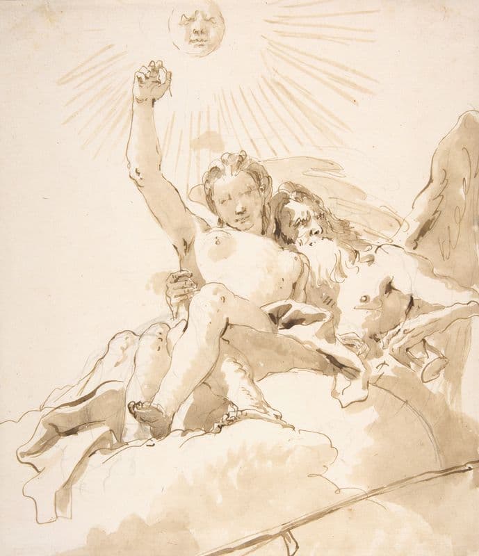 Time and Truth.. (1696–1770) as a canvas print