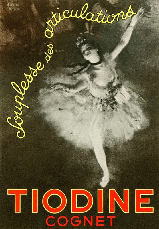 Tiodine (1910-1950) as a canvas print