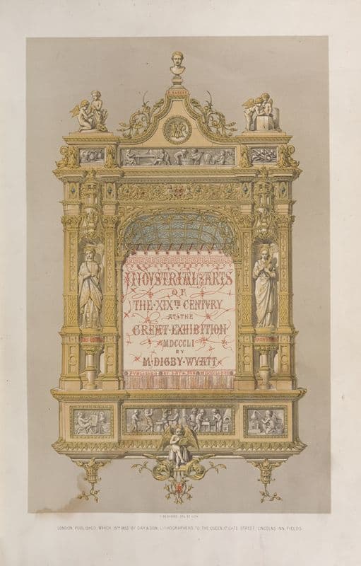 Title page 2 (1851 - 1853) as a canvas print