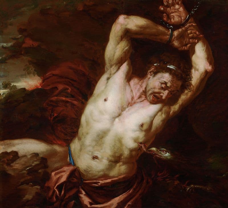 Tityus (C. 1660 - 1665) as a canvas print
