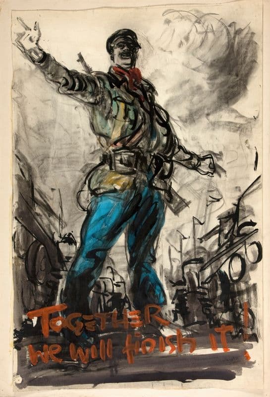 Together we will finish it (between 1939 and 1946) as a canvas print