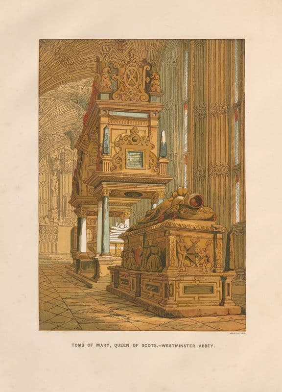 Tomb of Mary, Queen of Scots – Westminster Abbey as a canvas print