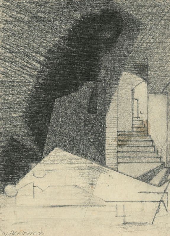 Tombeau d’Aurélia (Dessins pour Aurélia) as a canvas print