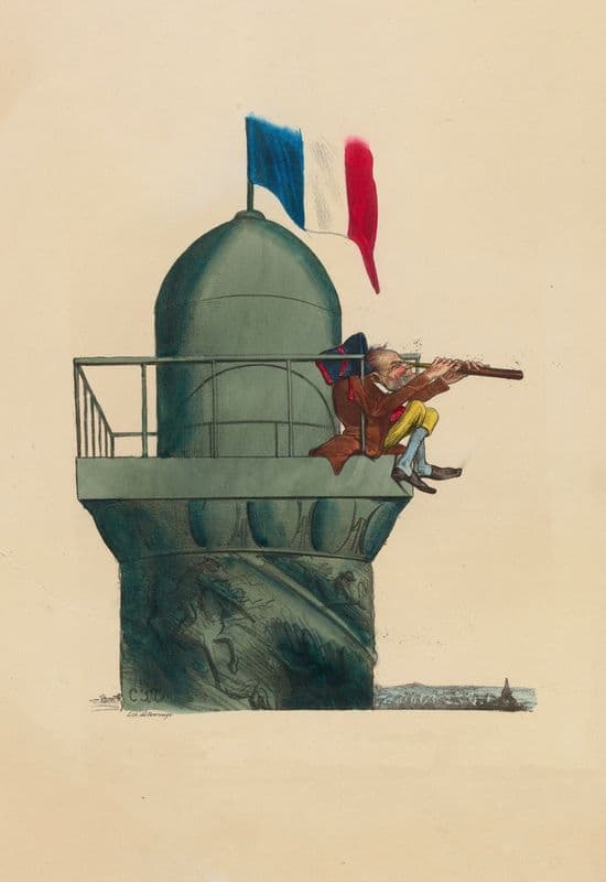 Tonnerre de D. j’crois qu’ils se f. de moi, avec leur République as a canvas print