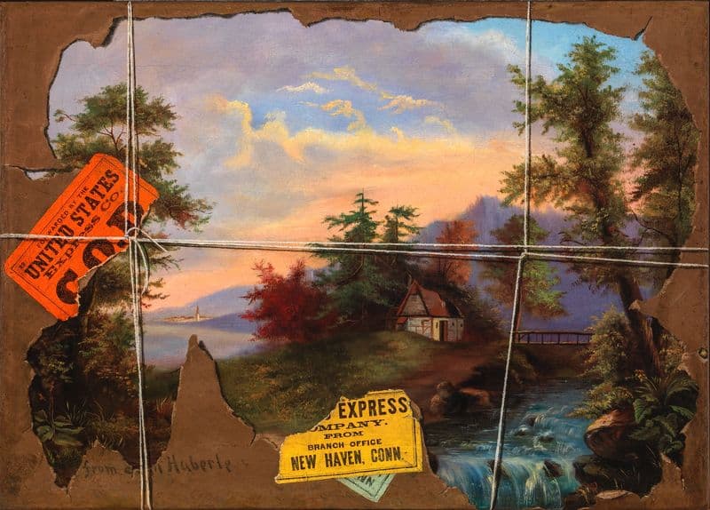 Torn in Transit (ca. 1890-1895) as a canvas print