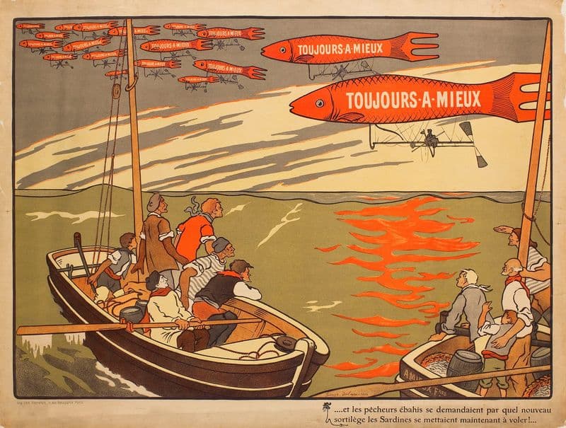 Toujours-A-Mieux as a canvas print