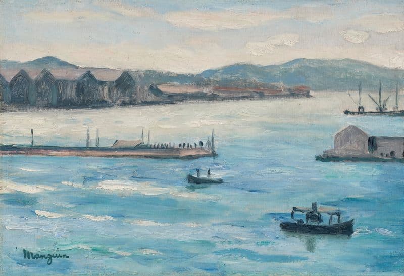 Toulon, l’entrée de la Rade (1926-1927) as a canvas print