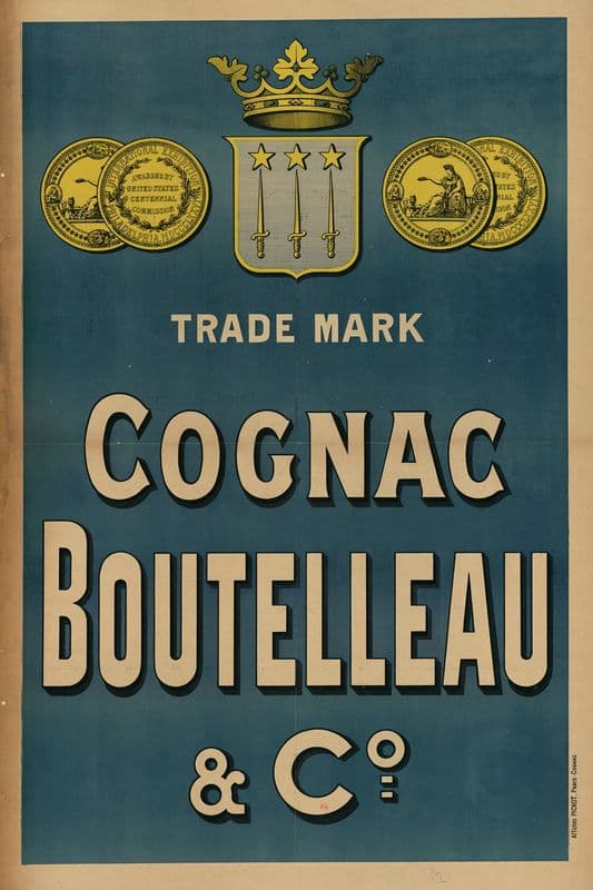 Trade mark – Cognac Boutelleau & C° as a canvas print