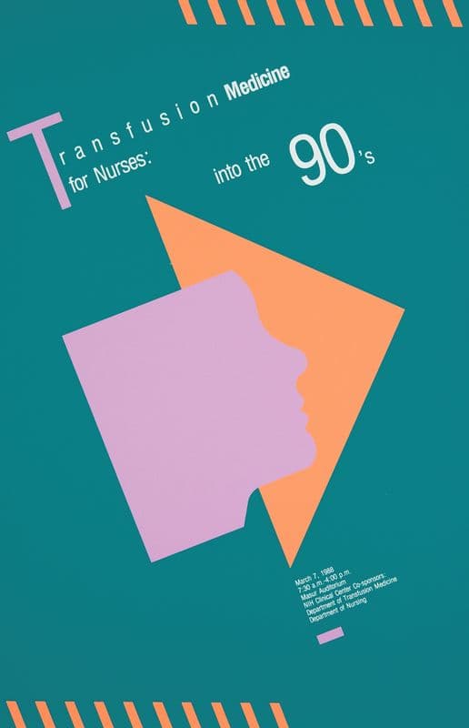 Transfusion medicine for nurses; into the 90’s as a canvas print