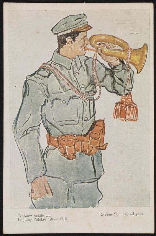 Trębacz sztabowy, Legjony Polskie 1914-1916 (1918-1930) as a canvas print