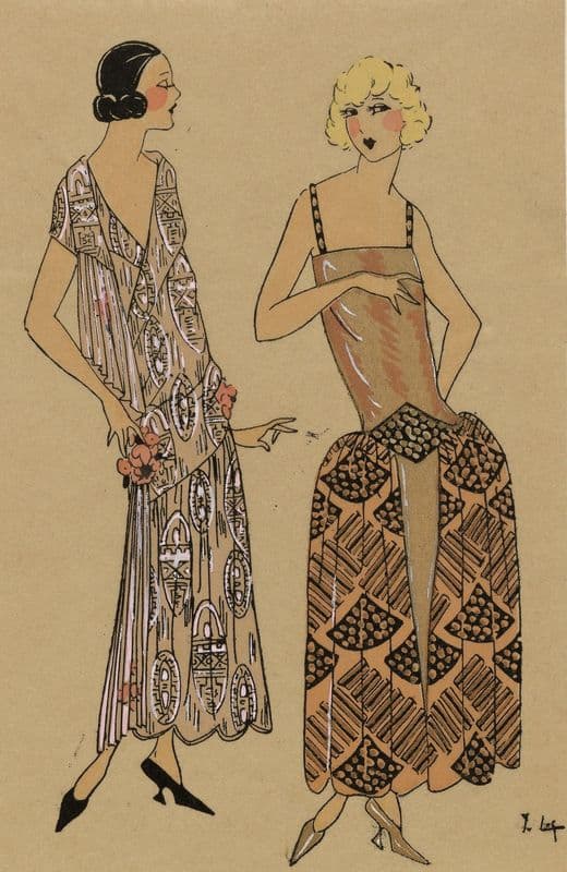 GEORGINE. – Originales et jolies… as a canvas print